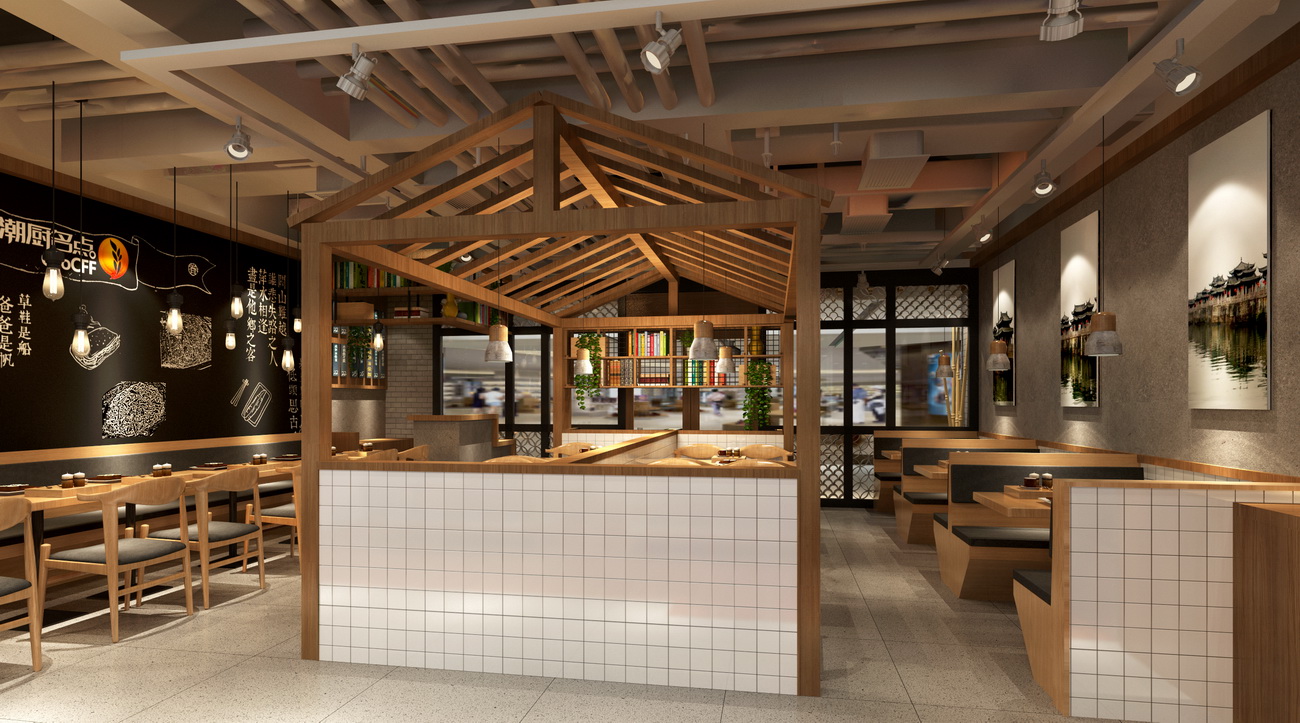 潮厨名点-小吃店设计(深圳南山店)