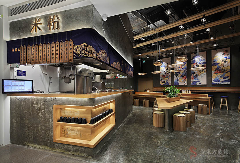 人文米粉-面粉店设计(深圳京基店)